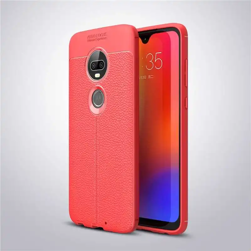 Противоударный мягкий чехол с рисунком Mokoemi для Motorola Moto G7 G6 G5s G5 Play чехол для Motorola Moto G7 G6 Plus чехол для телефона - Цвет: Red