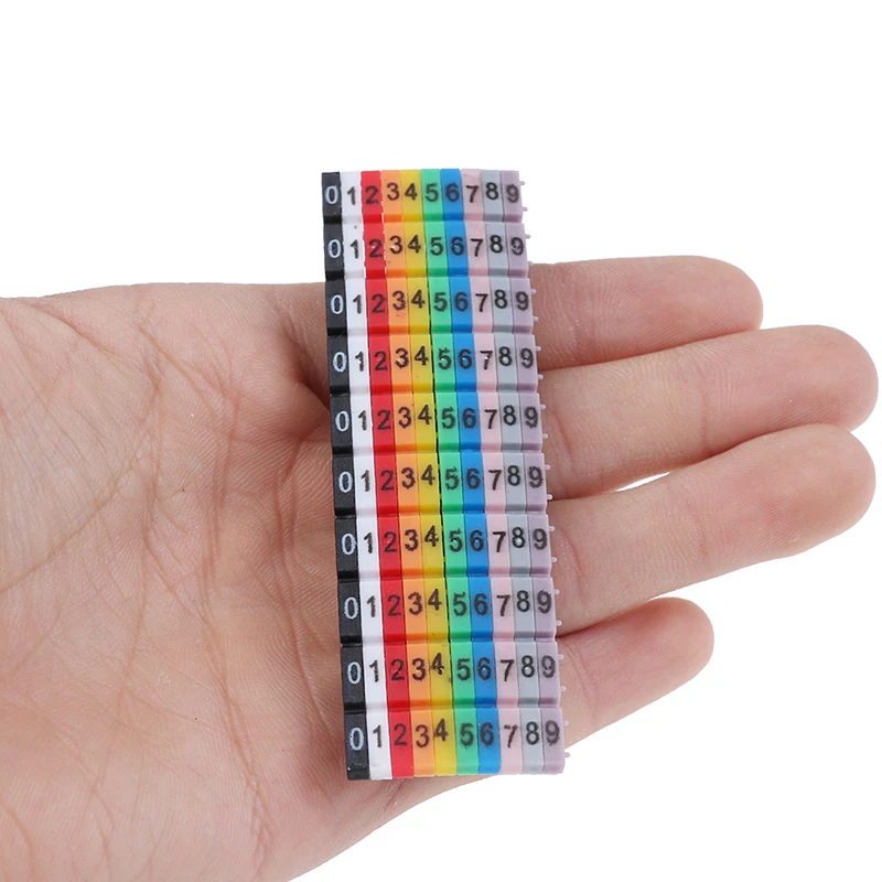 100 шт./упак. маркеры для кабелей тег сетевых органайзер компьютерного управления