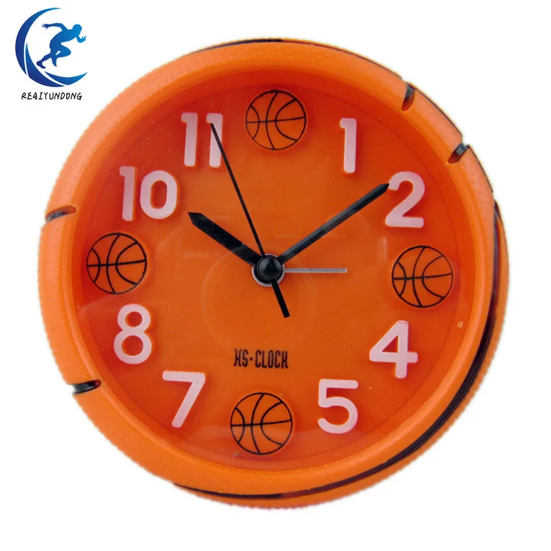 Модный креативный футбольный будильник баскетбольный настольные часы в форме