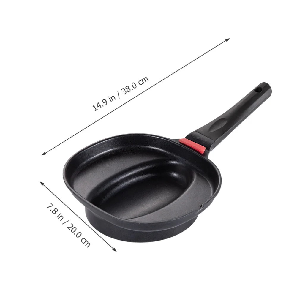 

1pc Non-stick Frying Pan Omelet Pan with Mold Omelet Rice Mold Pan for Home