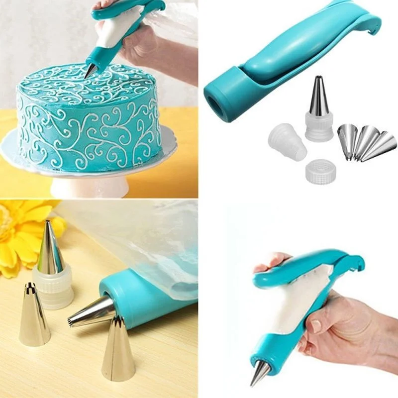 

Nozzles Set Tool Dessert Decorators Decorating Icing Piping Cream Syringe Tips Muffin Cake Pen Bag Pastry Tip