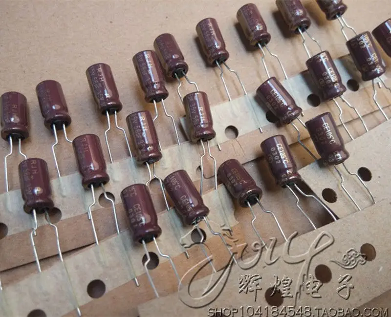 30PCS/50PCS Brand new Japan ELNA RJJ Series 35V56UF Gold Word Fever Audio Electrolytic Capacitor free shipping