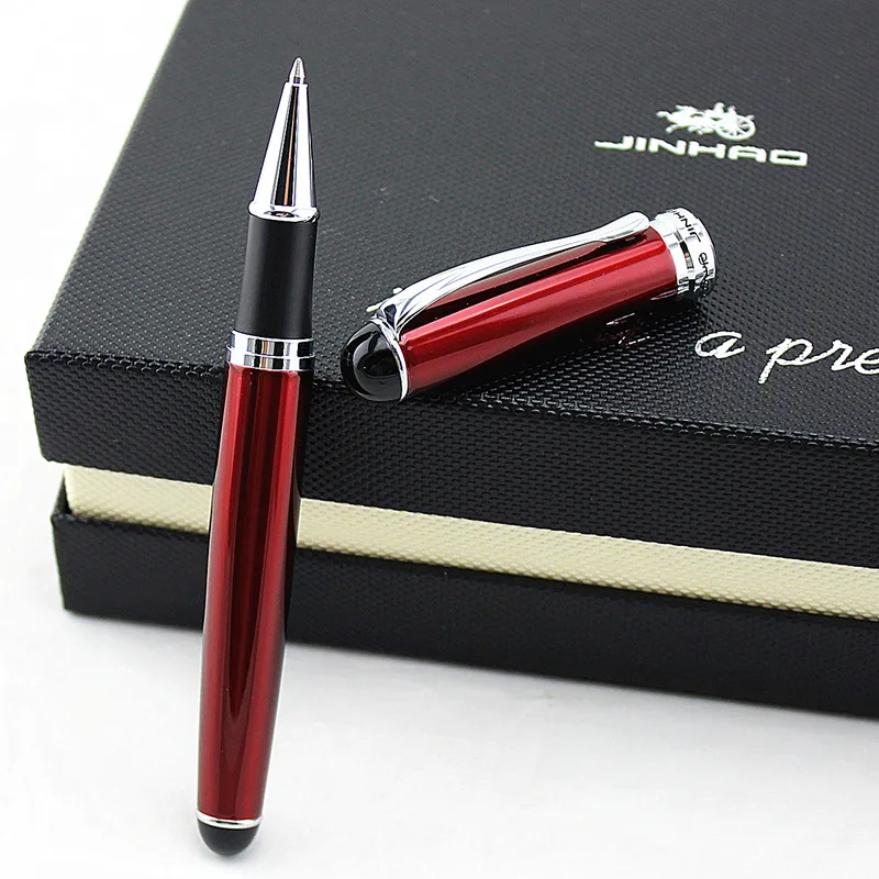 JINHAO 750 уникальные темно-красные золотые цветные роликовые шарики Фотоэлементы