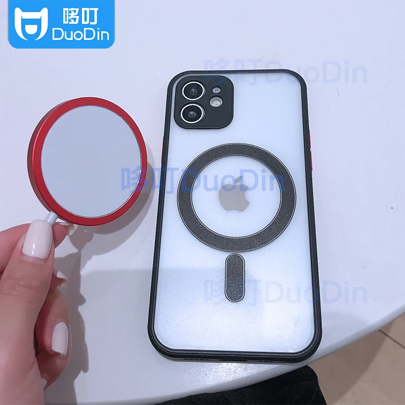 Прозрачный Магнитный чехол для iPhone 11 Pro XS Max Mini Magsafing магнитный X XR - купить по