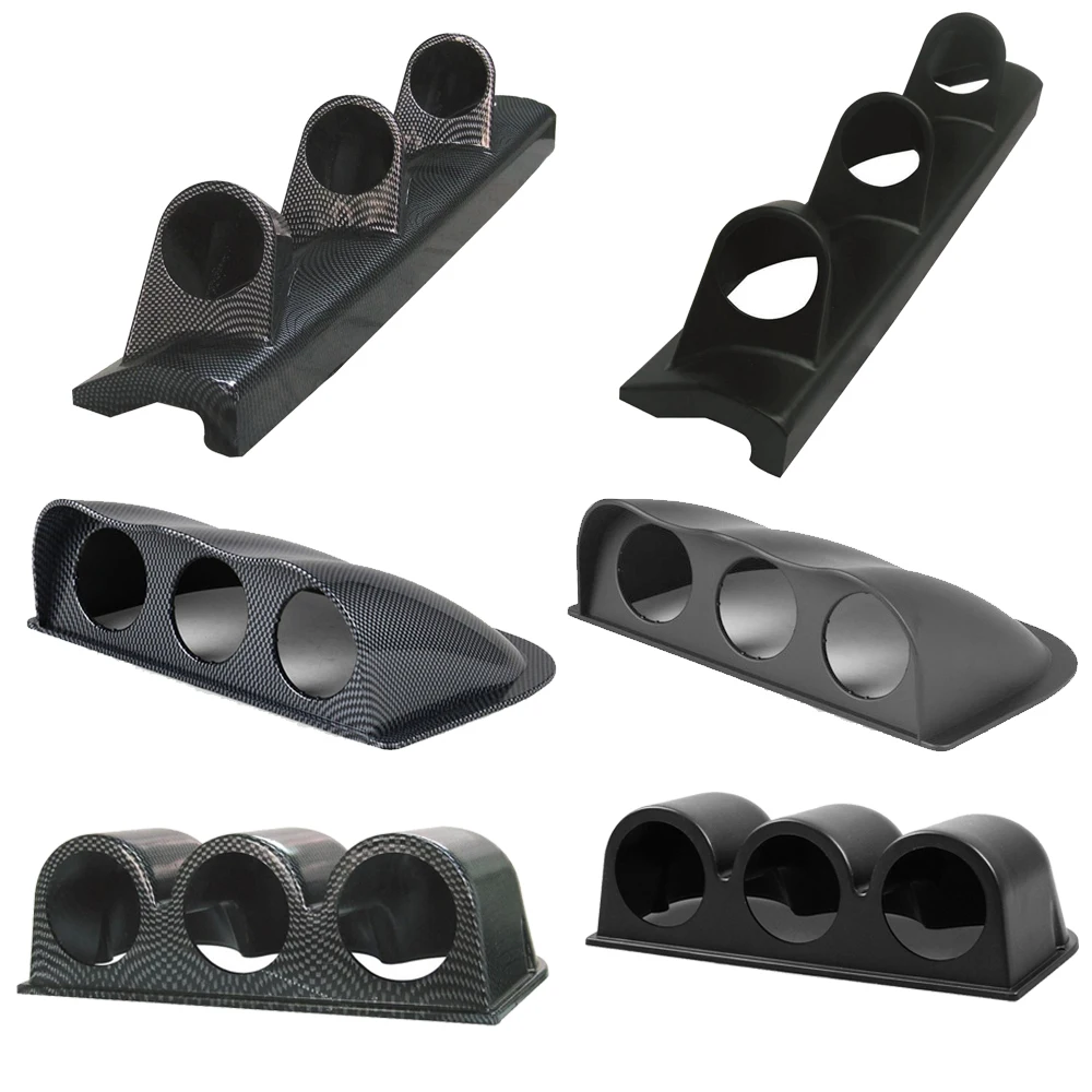 Универсальный автомобильный держатель для манометра 52 мм пластиковый одинарный