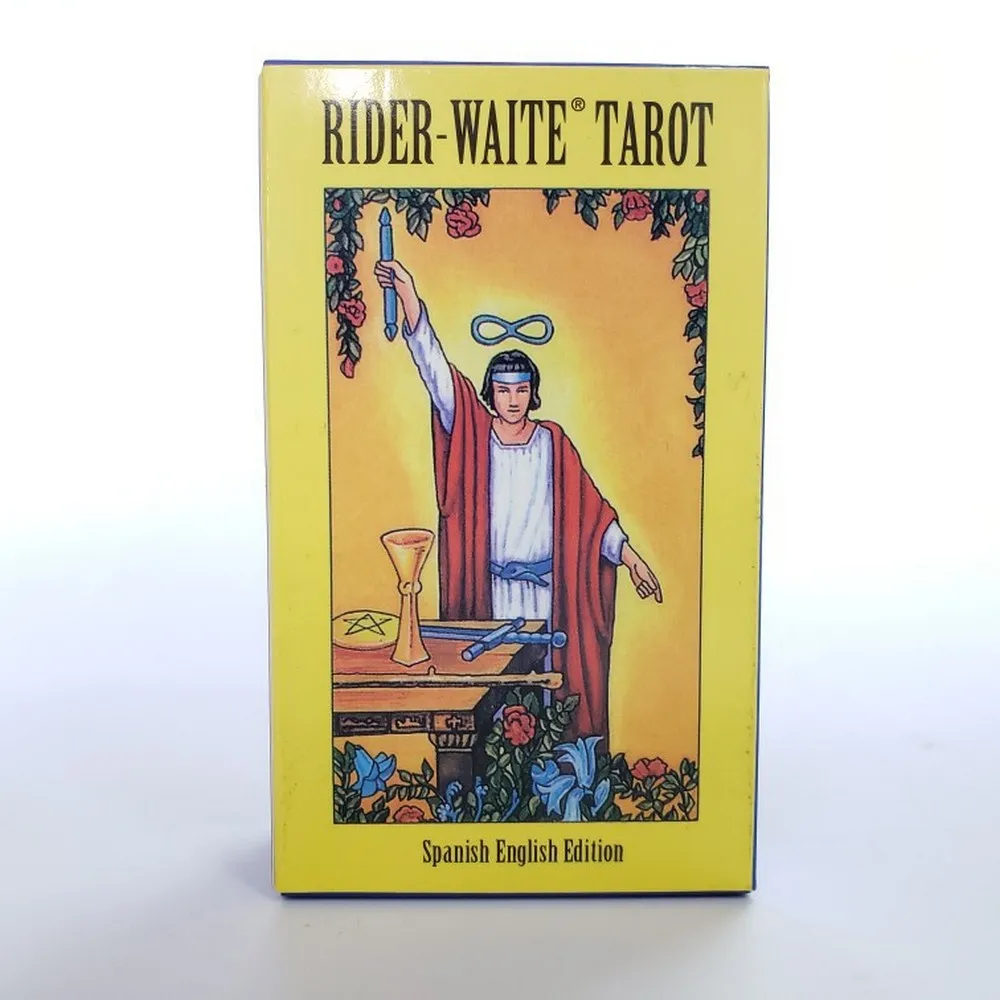 

78 pcs/1 Set Spanish English Version Rider Wait Tarot Deck Divination Fate Playing Cards Board Game Spanish Divination