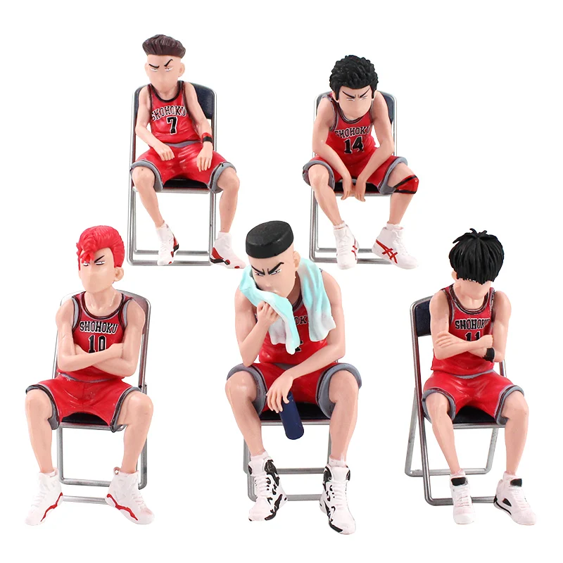 5 шт./компл. аниме Dunk рисунок ханамичи сакураги Rukawa Kaede Акаги Такенори Мияги Ryota ПВХ