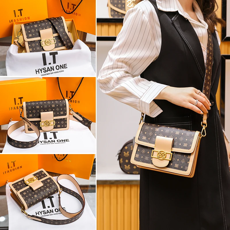 

Real Cowhide Leather Crossbody Bags for Women New Famous Louis Brand Handbags Women Bag Designer Ladies Party Purses Channels cc