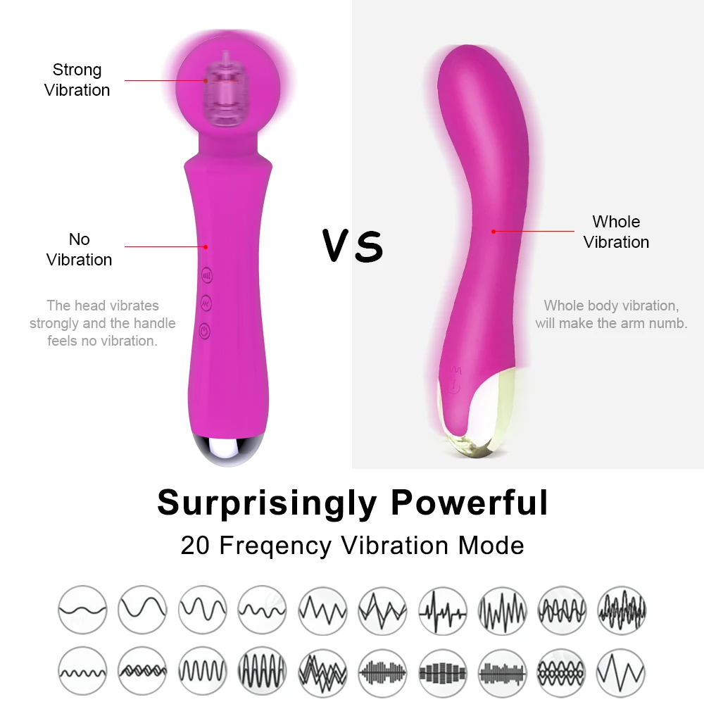 Топ один Мощный Волшебная палочка AV Вибратор секс игрушки для женщин клитор