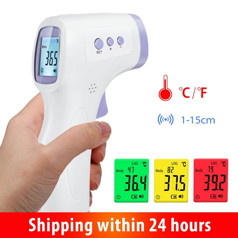 Baby Forehead Non-Contact Temperature Sensor Gun Meter Digital LED Infrared Electric Clinical Thermometer Children Adult | Красота и