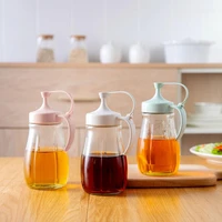 1pc glass oil container leak proof household oil soy sauce bottle kitchen supplies vinegar pot small oil tank