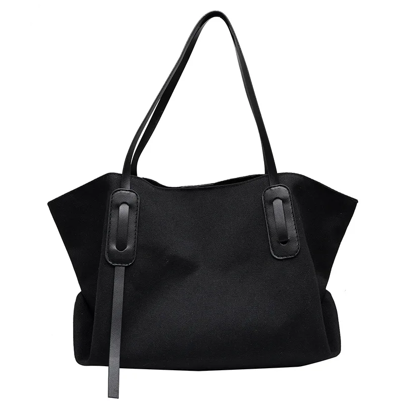 

ShenYanFineLife. Canvas Shoulder Bag. For Women 2021. Large Capacity. New Trendy Korean Version. Simple & Versatile. -071