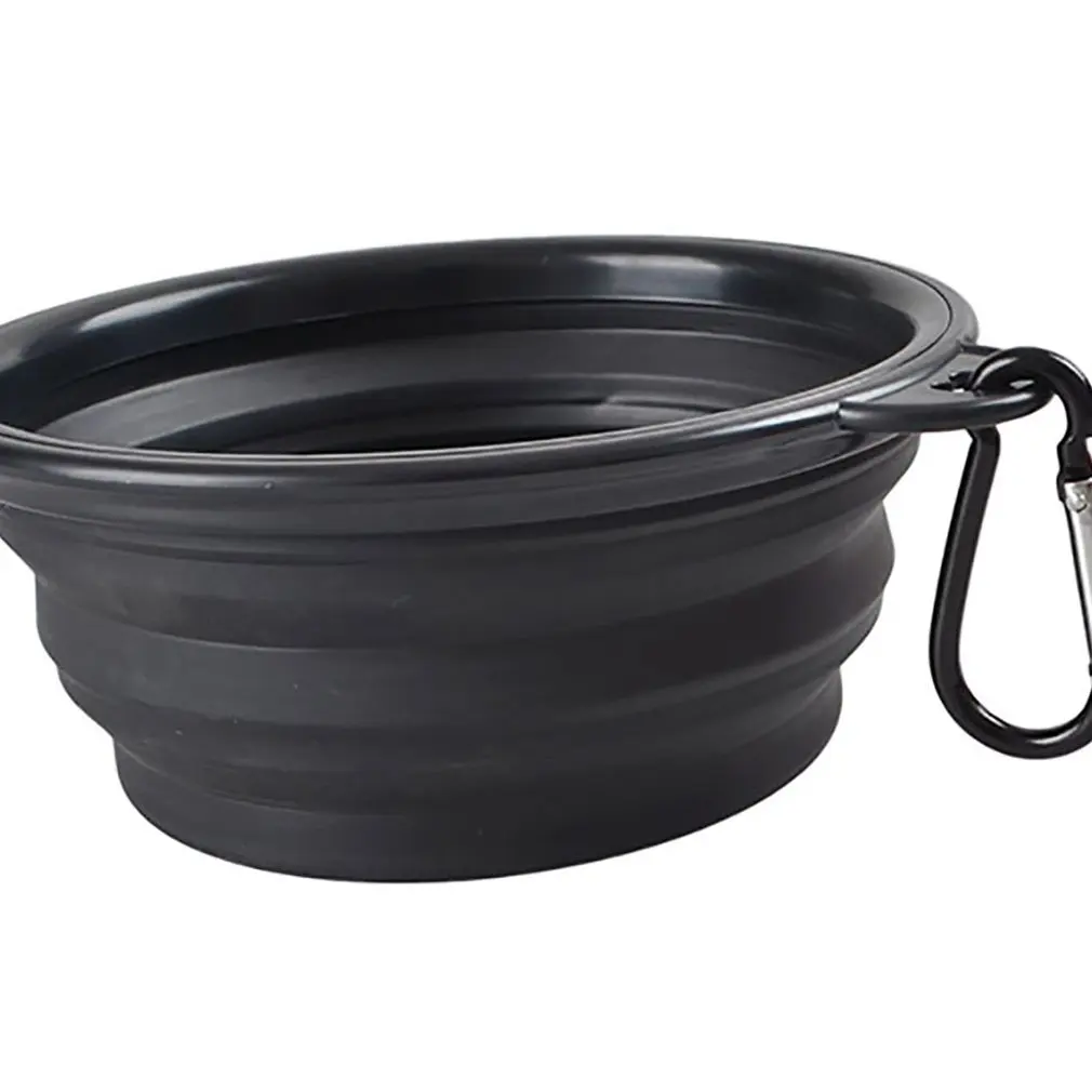 380 мл портативная дорожная собачья миска Легкая Складная для собак и кошек подачи