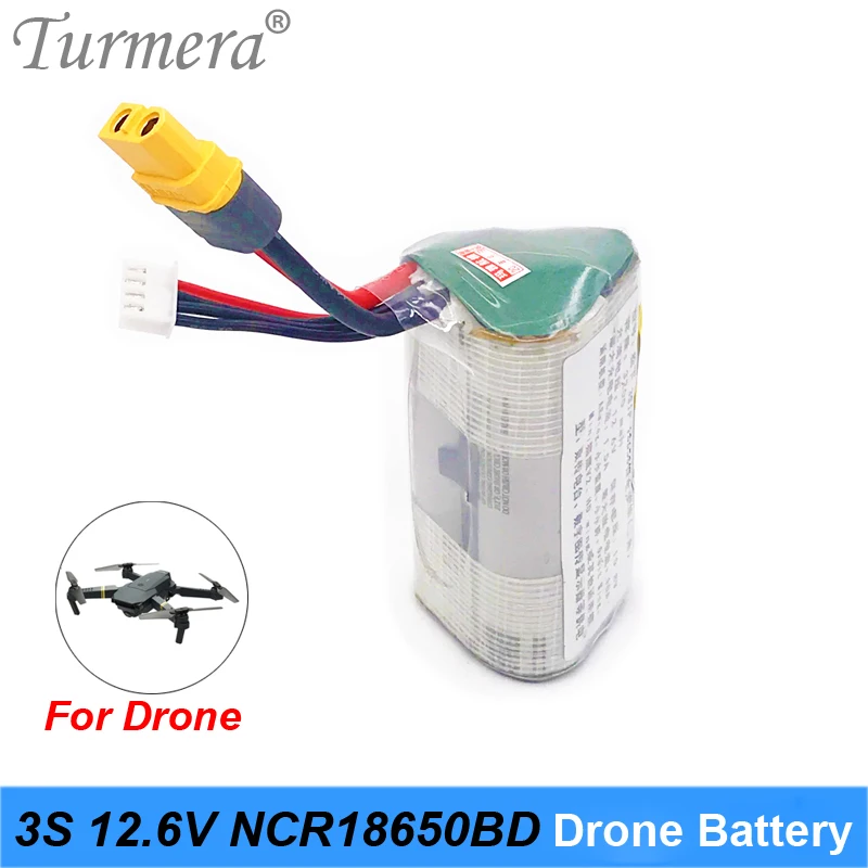 Turmera 3S RC литиевая аккумуляторная батарея 10 8 V 12 6 NCR18650BD 3200mAh 10A для радиоуправляемый