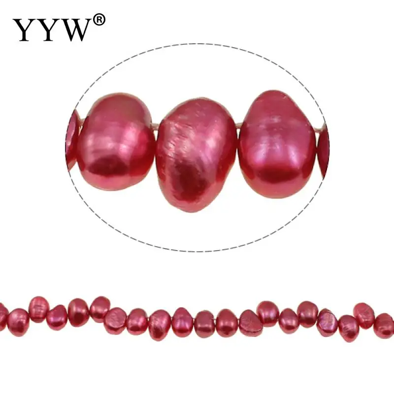 Бусины из пресноводного жемчуга барокко 8-9 мм 14 5 дюйма | Украшения и аксессуары