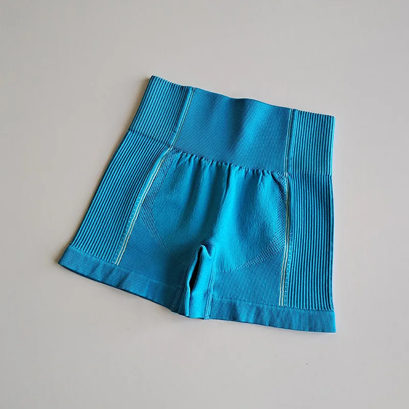 

Summer Seamless Gym Shorts Women High Waist Yoga Shorts Push Up Hip Super Stretchy Fitness Running Sport Shorts