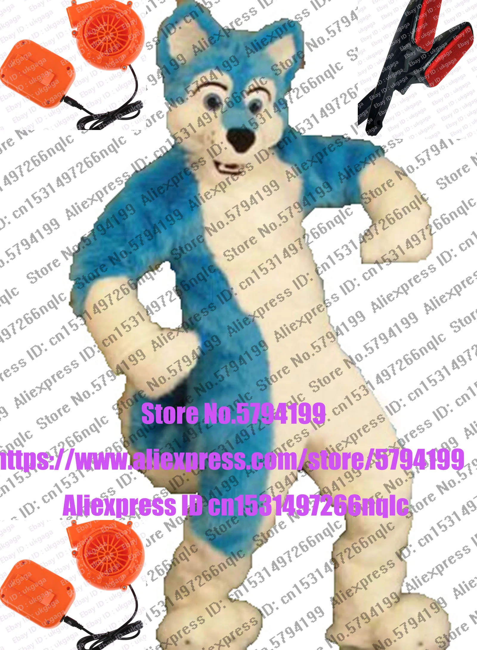 Костюм для косплея в виде собаки хаски волка | Тематическая одежда и униформа