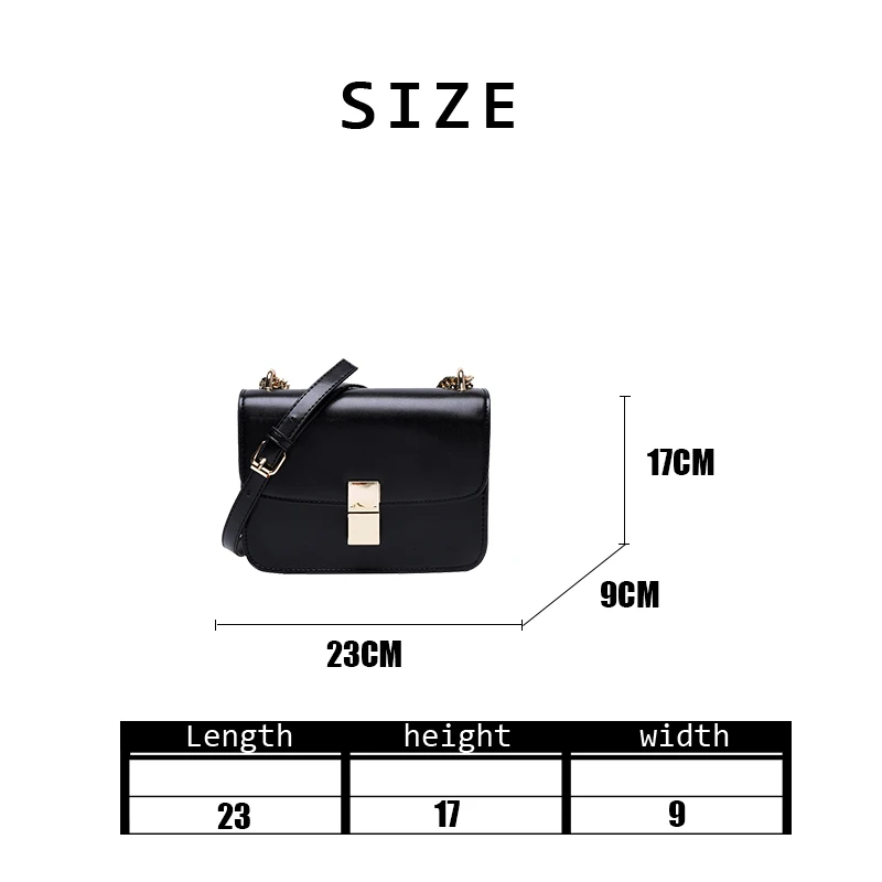 

autumn winter organ small square bag 2020 ladies new style vintage fashion simple design PU leather crossbody shoulder bag