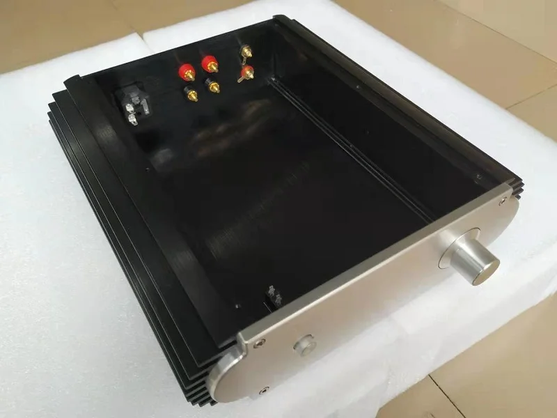 BRZHIFI BZ2208 алюминиевый чехол с двойным радиатором для усилителя мощности класса A