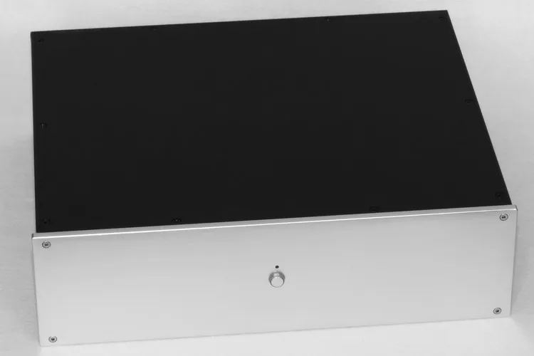 

D350 W425 H120 анодированный DIY алюминиевый корпус аудио Настольный усилитель ЦАП шасси оболочка для наушников задний Hi концевой корпус предусилителя