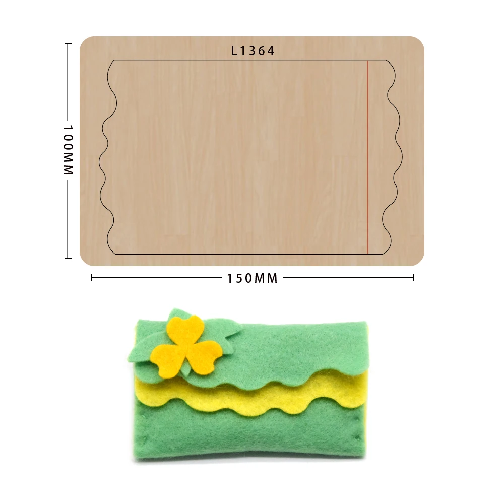 

Metal cutting dies new Handmade Wallet card case decoration cutting knife mould Punch tool Suitable for big shot sizzix machines