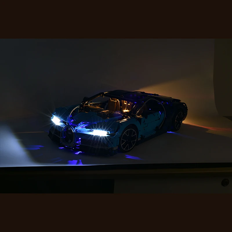 Светодиодный светильник ing комплект совместимый для Technic 42083 20086 Bugattiis Хирон