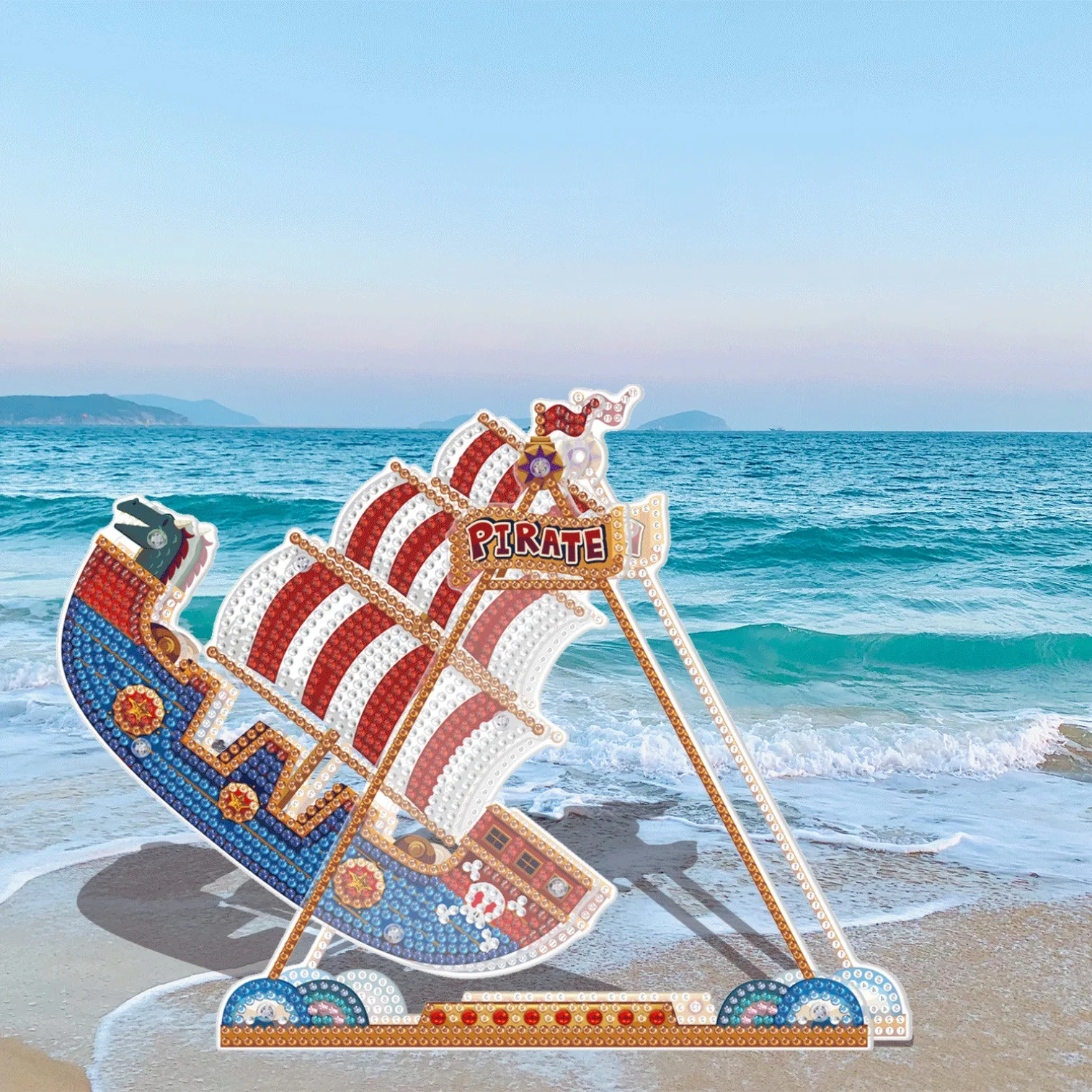 

Sailboat Move 5D DIY Diamond Painting Mosaic Handmade Full Diamond Kit Rhinestone Ornaments Crystal Hanging Ornament Decoration