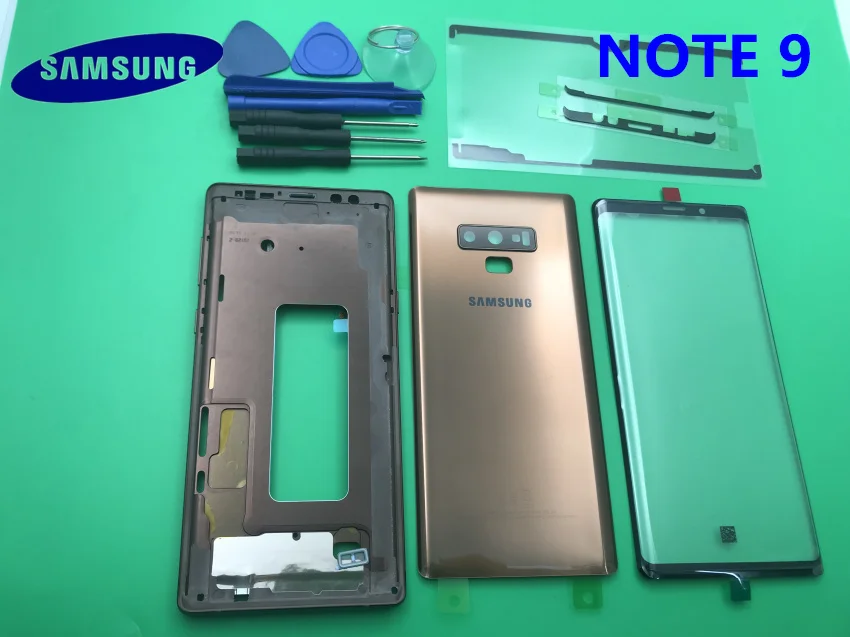 Оригинальный Новый чехол с полным корпусом задняя крышка стекло на переднем