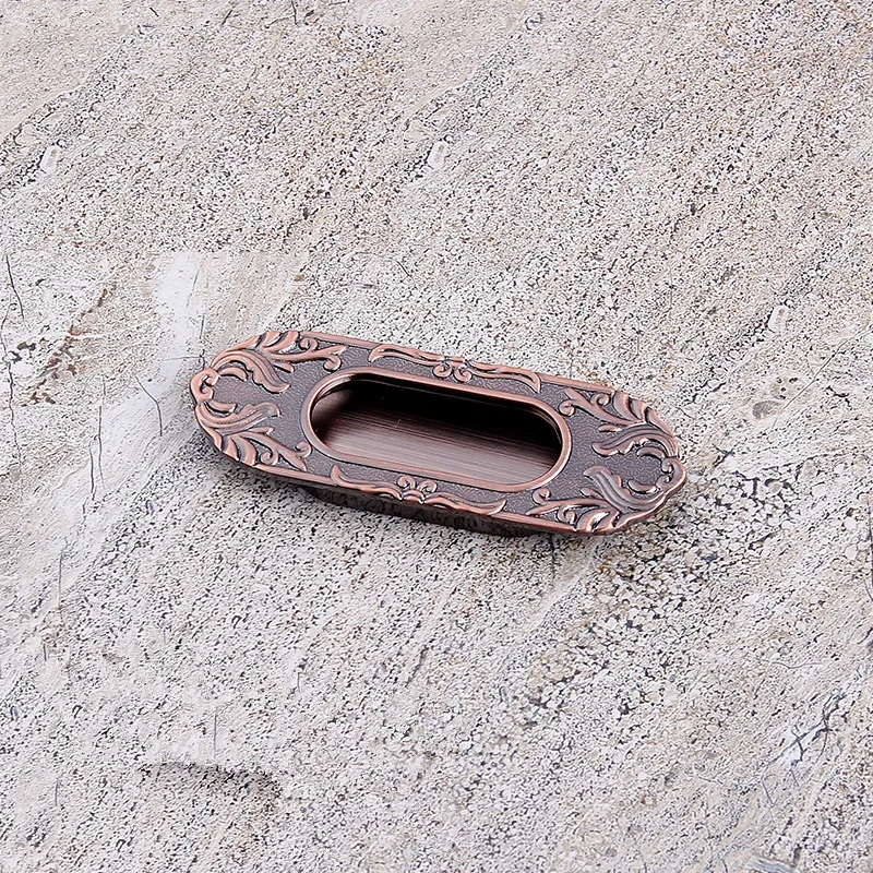 Винтаж татами Скрытая дверные ручки из цинкового сплава цинковый сплав