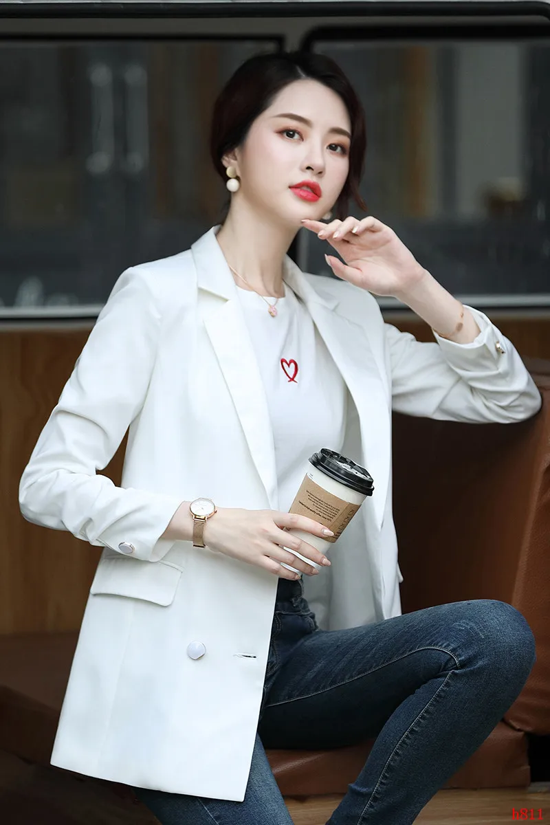 Модная женская верхняя одежда индивидуальное пальто черные офисные женские