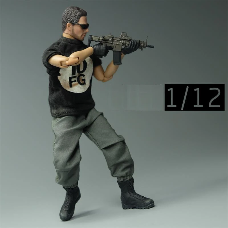 Лидер продаж серые боевые брюки 1/12 для большинства кукол 6 дюймов аксессуары