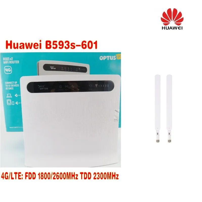 Разблокировка Huawei B593s 601 LTE TDD 2300Mhz FDD 1800/2600Mhz 150Mbps 4G 3G 2G маршрутизатор и 2 шт B593