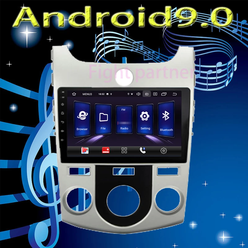 2.5D + IPS Android 9 0 автомобильный радиоприемник мультимедийный плеер GPS-навигатор для