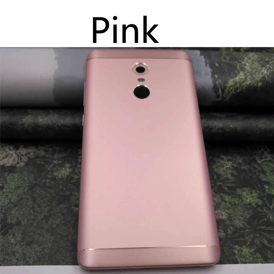Pink-No tool Note4X задняя крышка батарейного отсека для Xiaomi Redmi Note 4x задняя крышка батарейного отсека чехол на заднюю крышку корпус замена корпуса - Цвет: Pink-No tool