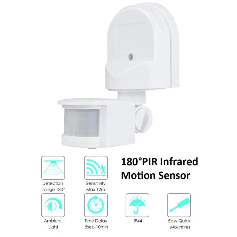 Автономный внешний детектор движения PIR датчик для наружной безопасности