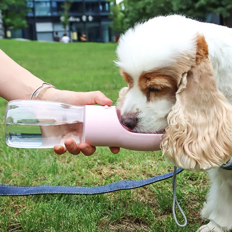 

Pet Portable Cup Outdoor Portable Travel Water Bottle Dog Water Fountain Cat Water Bottle Supplies cute water bottle