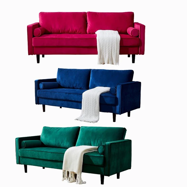 75 дюймов Середина столетия бархатная Женская танцевальная обувь Скамья из ткани