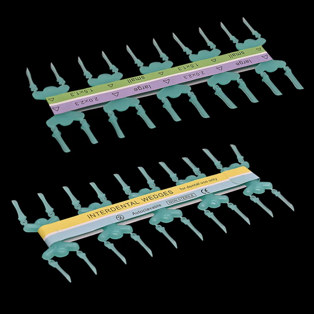 80 шт. стоматологические пластиковые межзубные клинья матрица Matrice Пластиковые