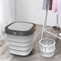 portable foldable electric washing machine mini folding automatic clothes washing machine underwear washer and dryer