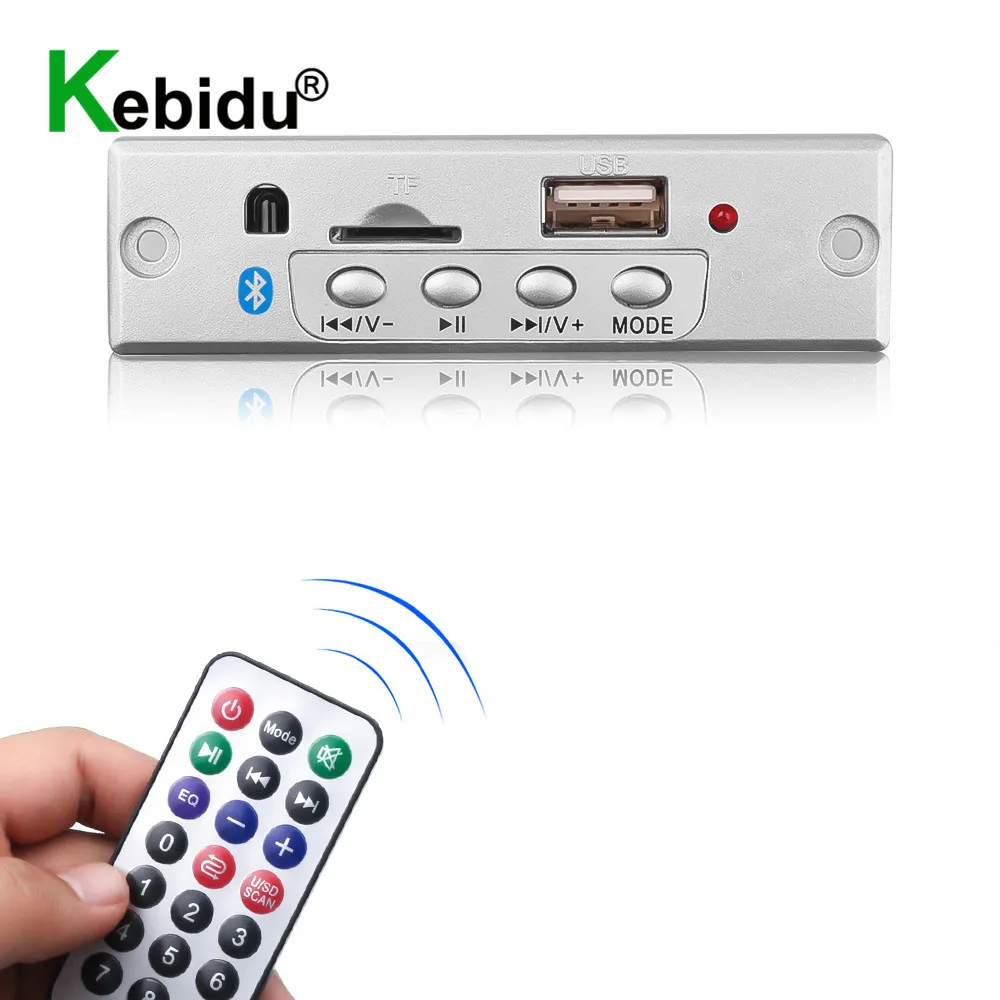 

MP3 WMA декодер плата Bluetooth автомобильный аудио приемник беспроводной Bluetooth 12V MP3 плеер USB TF FM радио модуль с пультом дистанционного управления