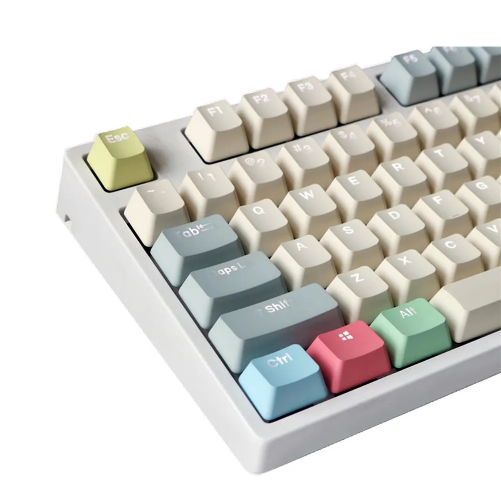 

Canvas PBTTwo-Color Light Transmission Mechanical Keyboard Keycap OEM 87/104/108 Keys, For MX6.0 8.0, Compatible 60%/80%/100%