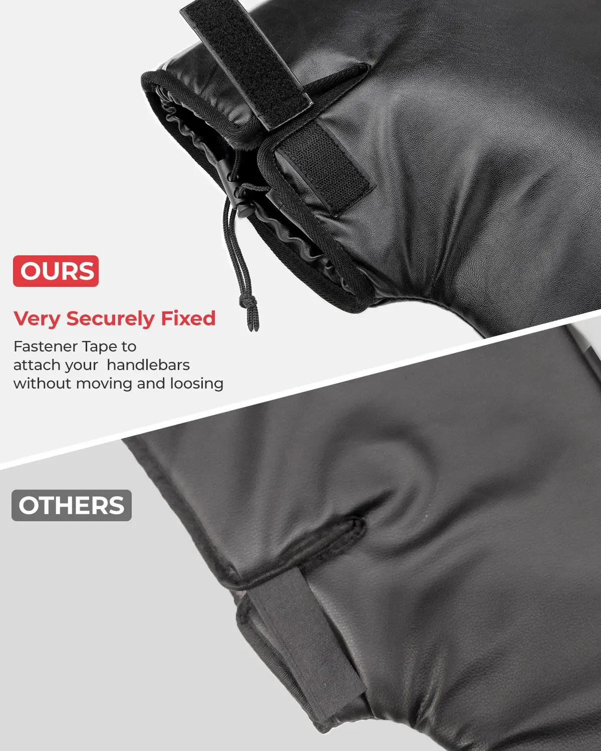 Большая распродажа! Перчатки на руль скутера со светоотражающей полосой