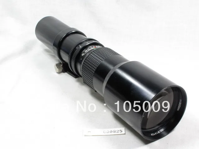 Супертелеобъектив f8 500 мм с T образным креплением для цифровой зеркальной камеры