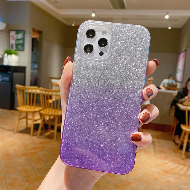 Роскошный тонкий для iPhone X XR XS MAX чехол Прекрасный блестящие девичьи мягкие