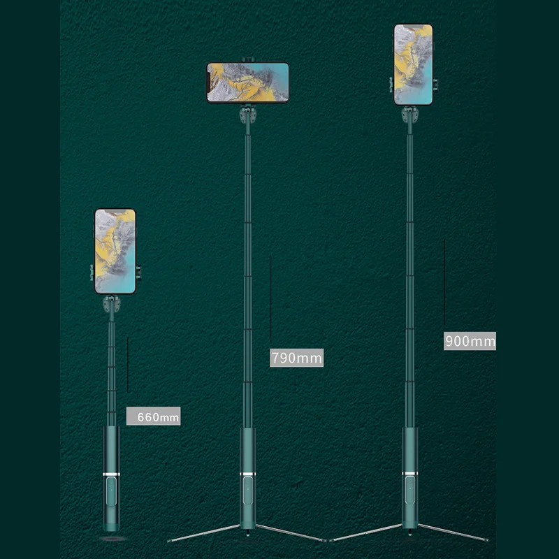 Селфи-палка складная беспроводная 6 в 1 с пультом ДУ | Электроника