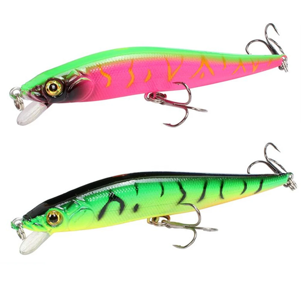 

Minnow Fishing Lures 10.5cm 10g Bass Trolling Artificial Hard Bait Crankbait Wobblers 3D Eyes Pike Carp Bait Fishing Tackle