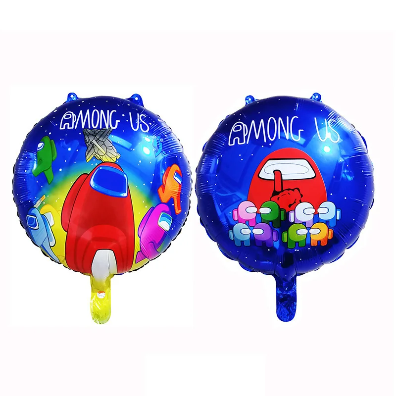 

Among Us Balloon 18-inch Balloons Double-sided Aluminum Foil Balloons Children Brithday Party Festival Anniversary Decoration