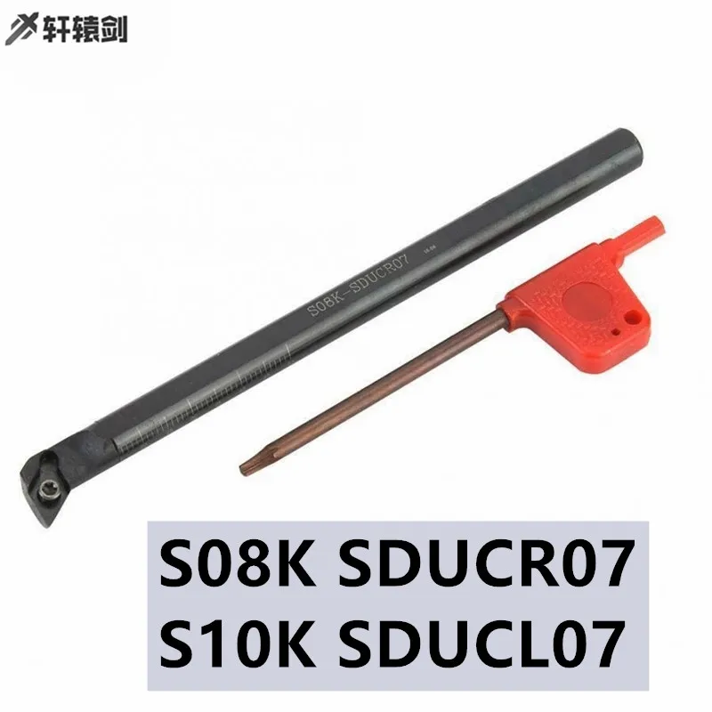 

1PC S08K S10K SDUCR07 SDUCL07 CNC Lathe Tool Internal Turning Holder