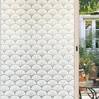 Матовая оконная пленка YaJing, витражные декоративные УФ-виниловые наклейки, матовая самоклеящаяся пленка, наклейки на окна для ванной комнаты