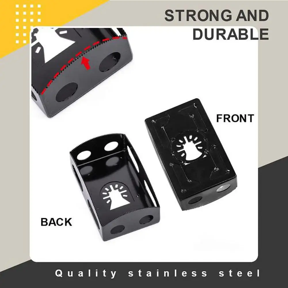 

Square Slot Cutter Slotter Tool Woodworking Slotting Cutter Rack Accessories Square/Rectangle Slot Drill Precise Cutting